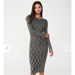 Cotton on Space Dye Knit Midi Dress